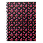 Wirbles Herz Notizblock (Vorderseite)