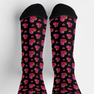 Wirbles Herz Socken