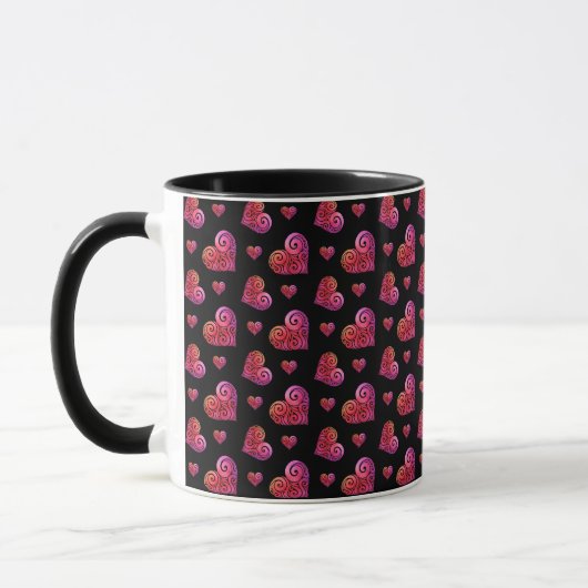 Wirbles Herz Tasse (Links)