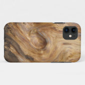 Wirbles hölzernes Korn Case-Mate iPhone Hülle (Rückseite (Horizontal))