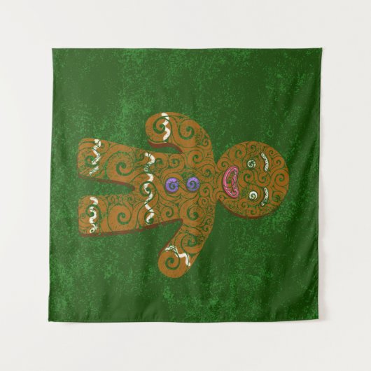 Wirbles Lebkuchen Wandteppich (Vorderseite (Horizontal))