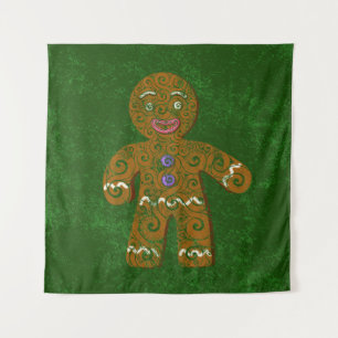 Wirbles Lebkuchen Wandteppich