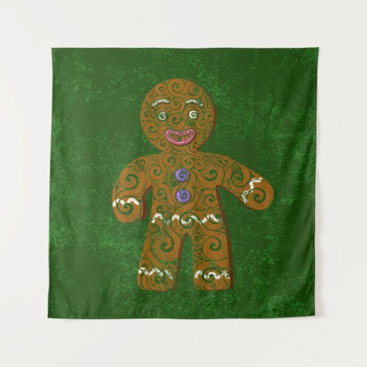 Wirbles Lebkuchen Wandteppich (Vorderseite)