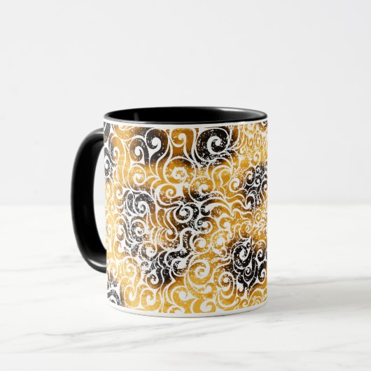 Wirbles Leopard-Muster Tasse (Vorderseite Links)