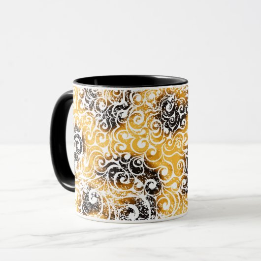 Wirbles Leopard-Muster Tasse (Vorderseite Links)