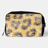 Wirbles Leopard-Muster Waschbeutel (Rückseite)