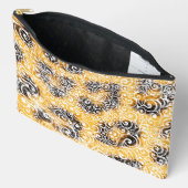 Wirbles Leopard-Muster Zubehörtasche (Offen)