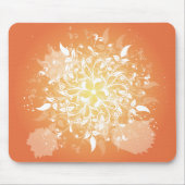 Wirbles Orange Mousepad (Vorne)