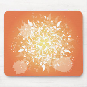 Wirbles Orange Mousepad