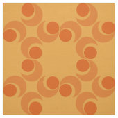 Wirbles orange Muster des 70ers Stoff (Muster)