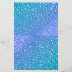 Wirbles Pastell Lila Aquamarines Abstraktes Muster Briefpapier