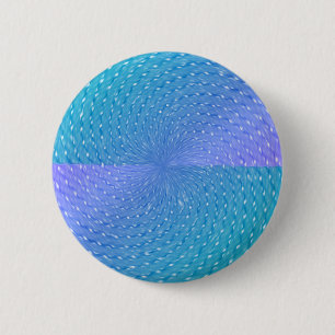 Wirbles Pastell Lila Aquamarines Abstraktes Muster Button