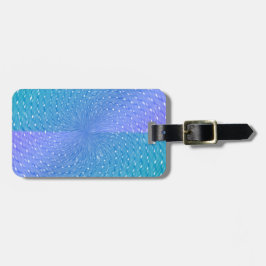 Wirbles Pastell Lila Aquamarines Abstraktes Muster Gepäckanhänger