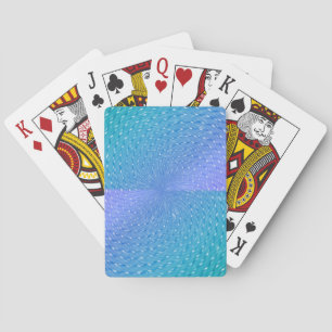 Wirbles Pastell Lila Aquamarines Abstraktes Muster Spielkarten