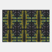 WIRBLES PUNCHY-Blume- und Herzklopfpapier Geschenkpapier Set (Vorderseite 3)