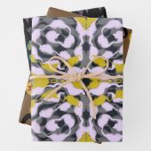 WIRBLES PUNCHY-Blume- und Herzklopfpapier Geschenkpapier Set (Beispiel)