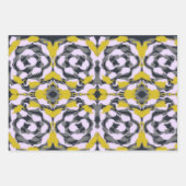 WIRBLES PUNCHY-Blume- und Herzklopfpapier Geschenkpapier Set (Vorderseite)