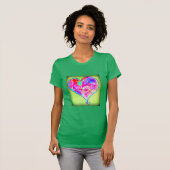 Wirbles rotes Herz T-Shirt (Vorne ganz)