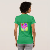 Wirbles rotes Herz T-Shirt (Schwarz voll)