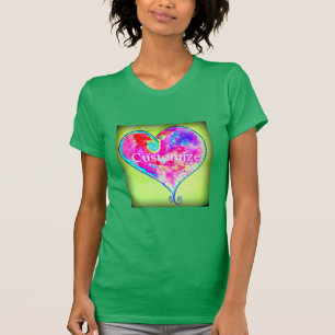 Wirbles rotes Herz T-Shirt