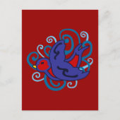 Wirbles Schlucken Postkarte (Vorderseite)