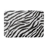 Wirbles Zebra-Design Badematte (Vorderseite)