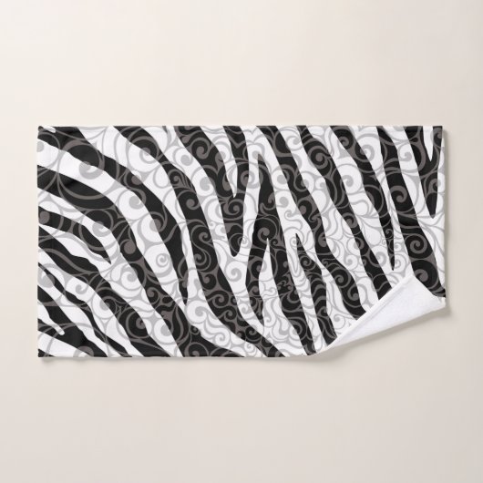 Wirbles Zebra-Design Handtuch (Handtuch)