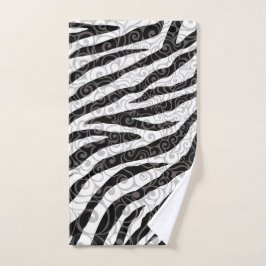 Wirbles Zebra-Design Handtuch