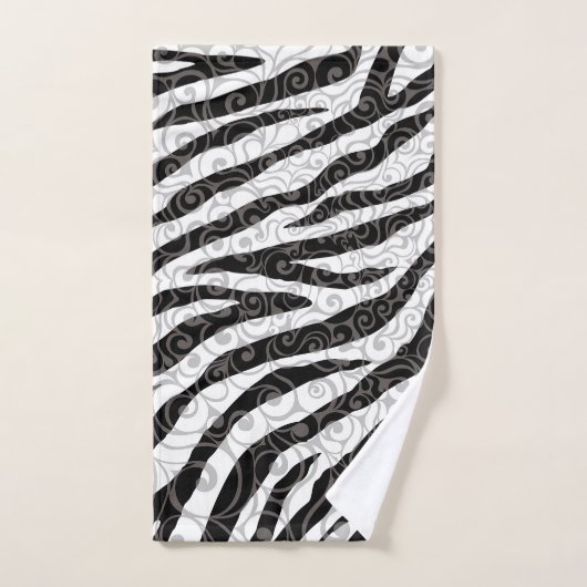 Wirbles Zebra-Design Handtuch (Handtuch)