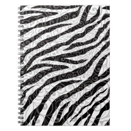 Wirbles Zebra-Design Notizblock