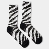 Wirbles Zebra-Design Socken (Rechts)