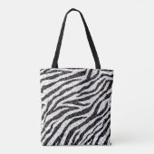 Wirbles Zebra-Design Tasche (Rückseite)