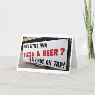 WIRD "50" BESSER ALS BIER/PIZZA-NOT! KARTE