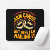 Wird Arm-Schmuck Verlobung Verlobter Paar Arm sein Mousepad (Mit Mouse)