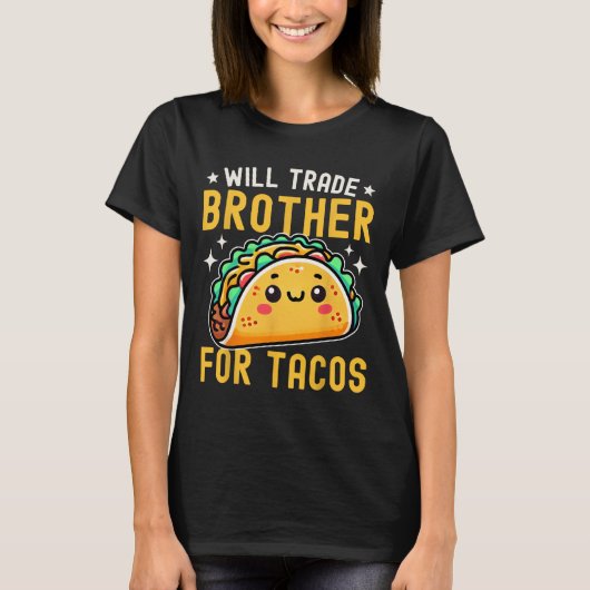 wird Broker für Tacos Taco Lover Cinco de m T-Shirt (Vorderseite)