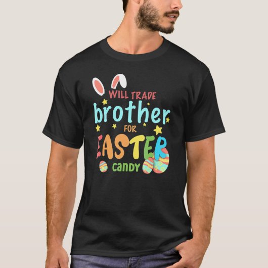 Wird Brother für Ostereier Niedlich Bunn tauschen T-Shirt (Vorderseite)
