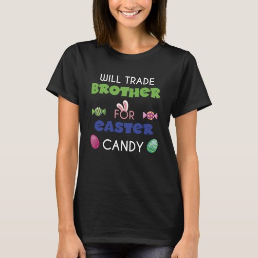 Wird Brother für Ostern Candy Oster T-Shirt (Vorderseite)