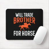 Wird Brother für Pferdereiten auch verkaufen Mousepad (Mit Mouse)