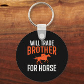 Wird Brother für Pferdereiten auch verkaufen Schlüsselanhänger (Vorderseite)