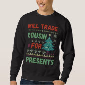 Wird Cousin für Geschenke Weihnachten Schatz Sweatshirt (Vorderseite)
