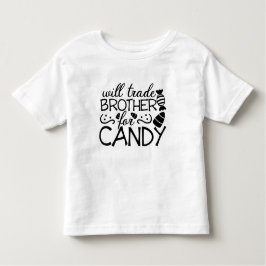 Wird den Bruder von Candy White tauschen Kleinkind T-shirt