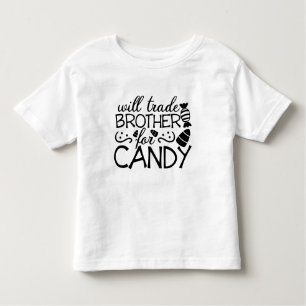 Wird den Bruder von Candy White tauschen Kleinkind T-shirt
