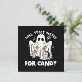 wird die Schwester gegen niedlichen Halloween-Geis (Stehend Vorderseite)