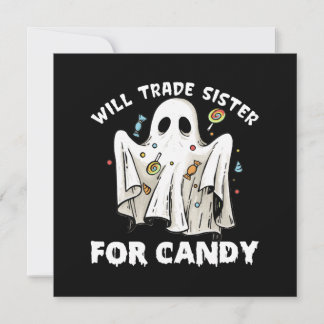 wird die Schwester gegen niedlichen Halloween-Geis