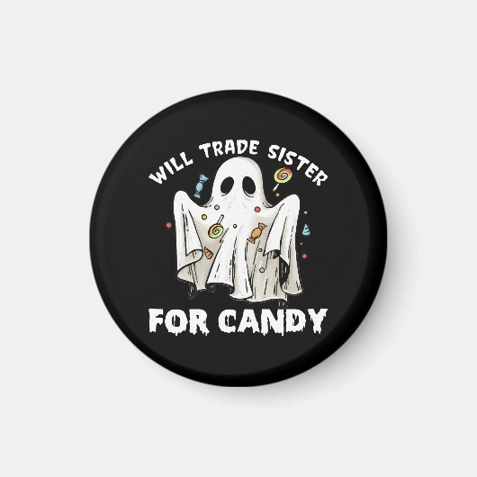 wird die Schwester gegen niedlichen Halloween-Geis Magnet (Vorne)