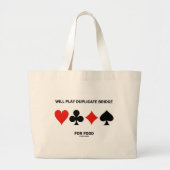 Wird Duplikatbrücke für Lebensmittel wiedergegeben Jumbo Stoffbeutel (Vorne)