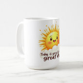 Wird ein großartiger Tag werden Kaffeetasse (Vorderseite Links)