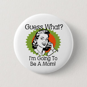 Wird eine Mama grün Orange Button