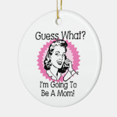 Wird eine Mama rosa Keramik Ornament (Links)