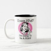 Wird eine Mama rosa Zweifarbige Tasse (Links)